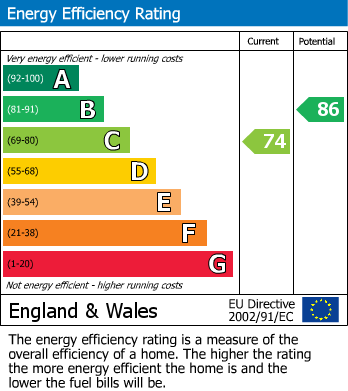 EPC Graph for Mill Road, Lewes