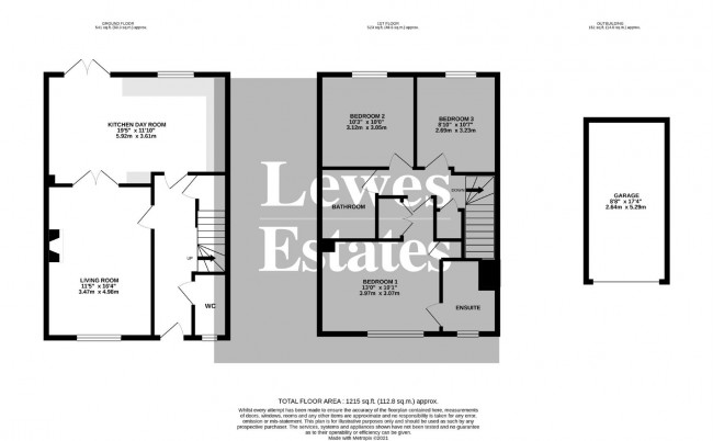 Floorplan for Tile Kiln, Ringmer