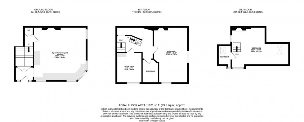 Floorplan for High Street, Barcombe, Lewes