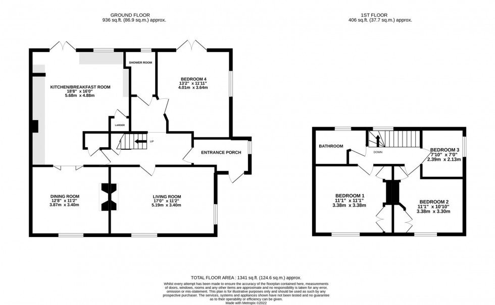 Floorplan for Barnfield, Plumpton Green, Lewes