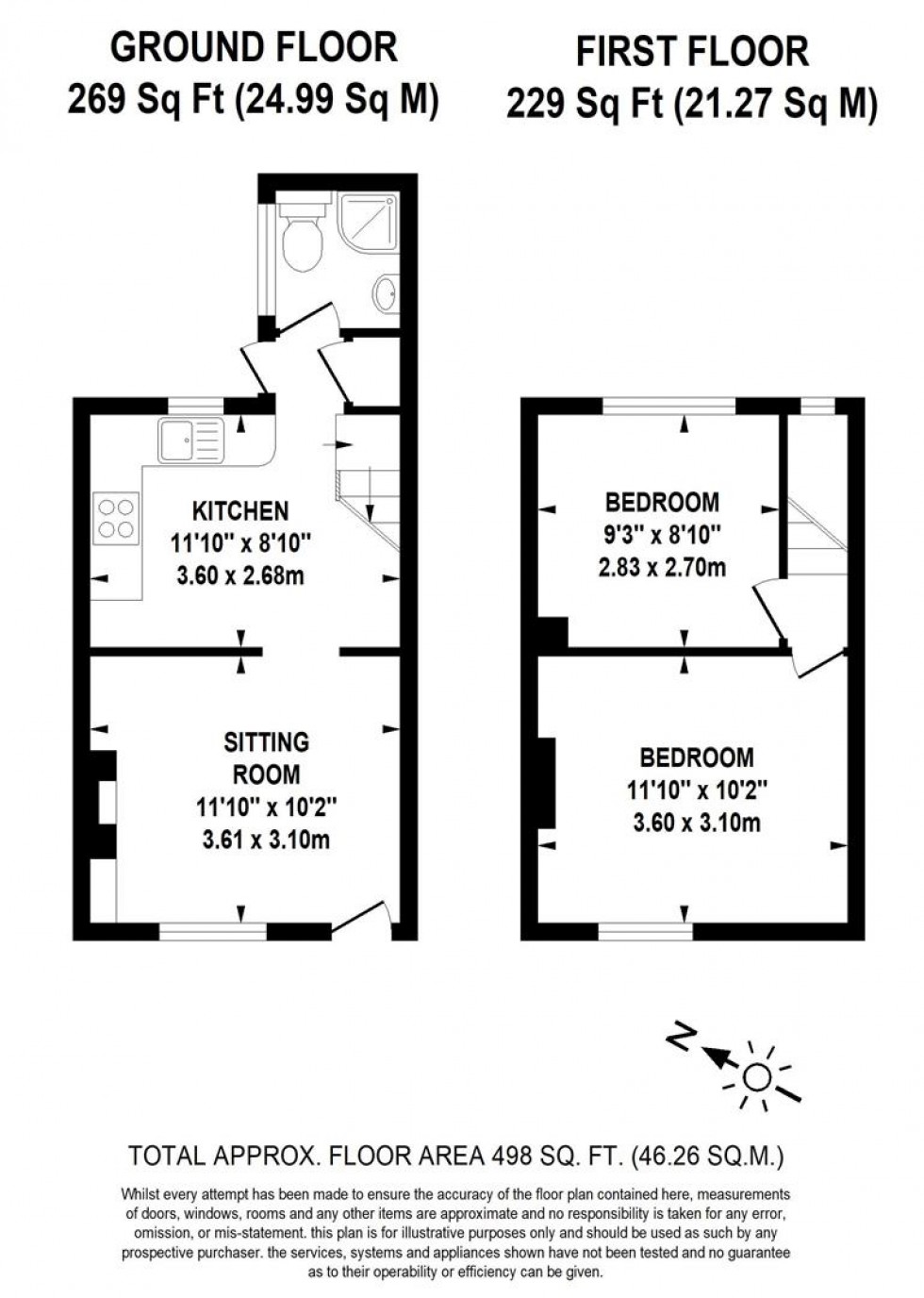 Floorplan for English's Passage, Lewes