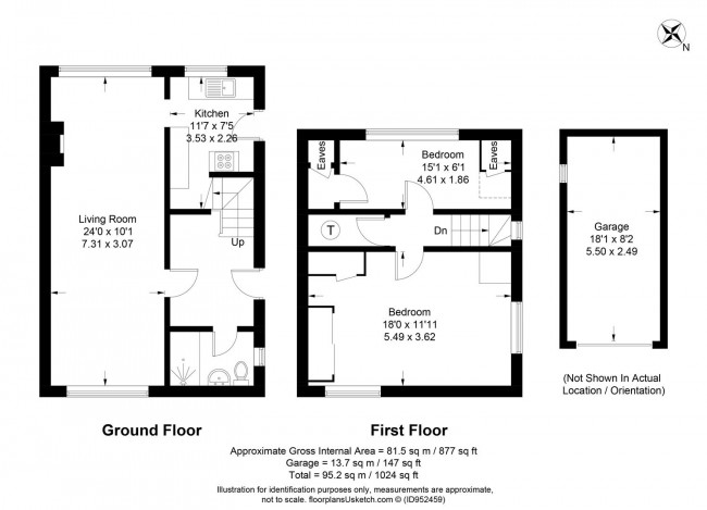 Floorplan for Orchard Road, Lewes