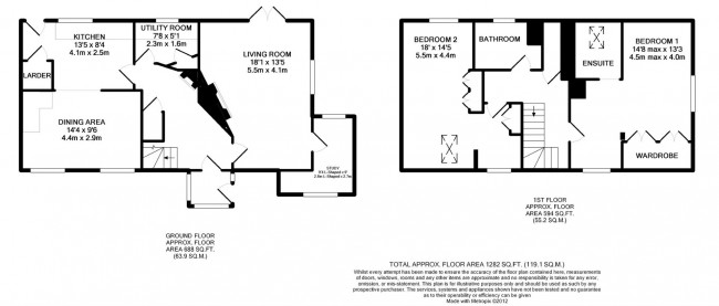 Floorplan for The Old School, Arlington