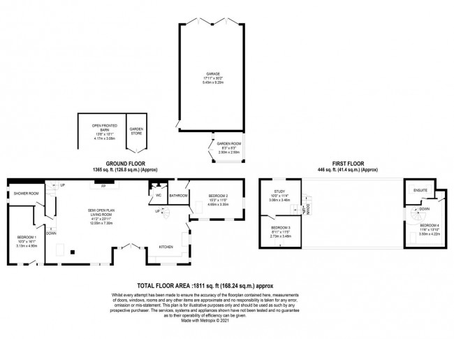 Floorplan for Lywood Common, Near Lindfield