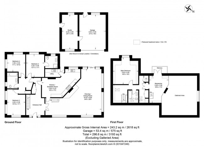 Floorplan for St. Helena Lane, Plumpton Green, Lewes