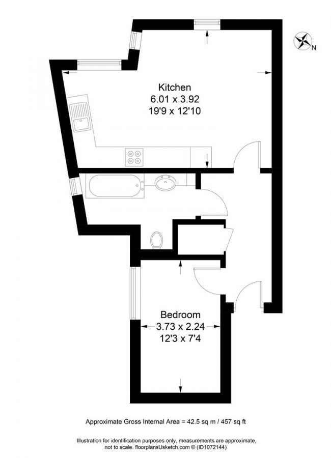 Floorplan for St. Nicholas Lane, Lewes