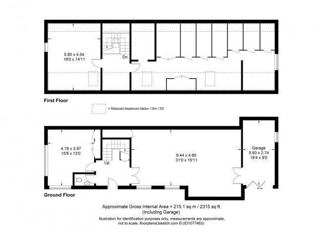 Floorplan for Southover High Street, Lewes