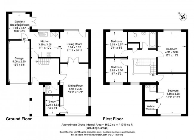 Floorplan for Ferrers Road, Lewes