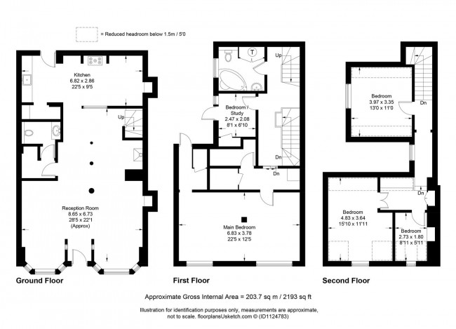 Floorplan for Malling Street, Lewes