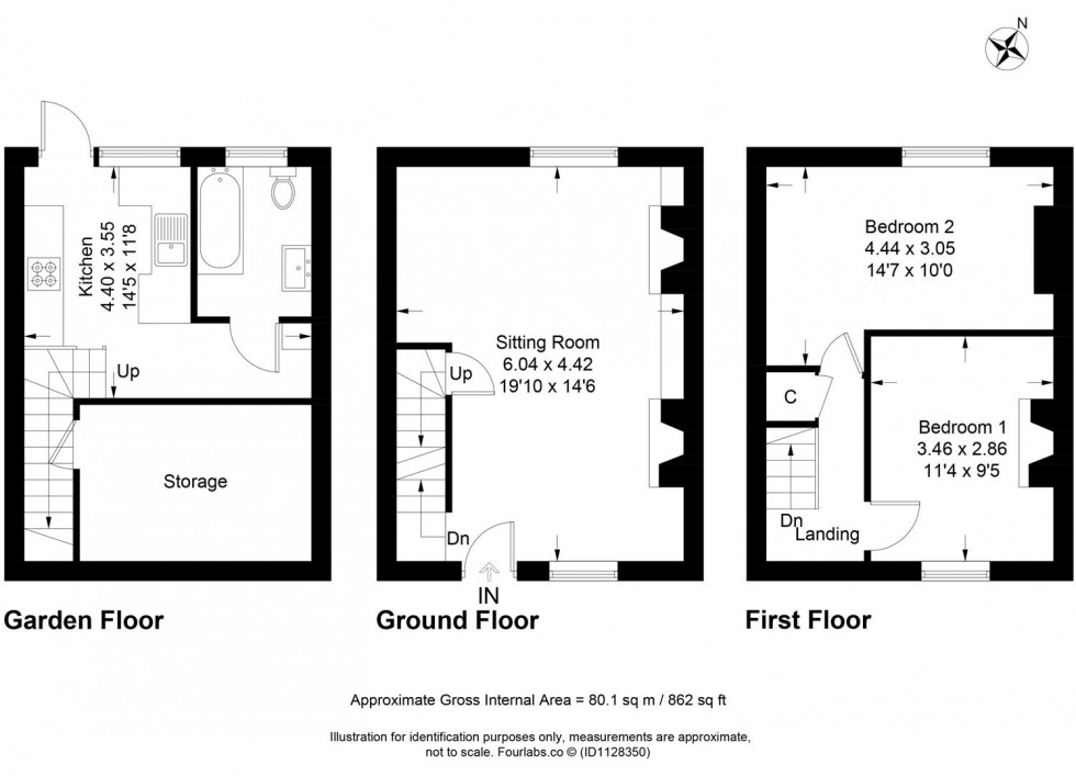 Floorplan for New Road, Lewes