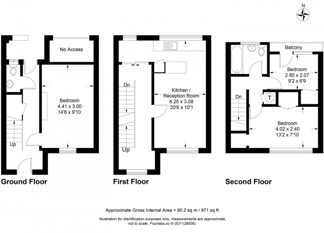 Floorplan for Edward Street, Lewes