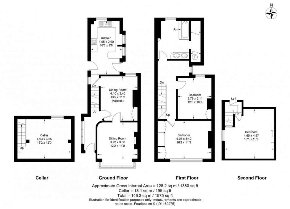 Floorplan for Lancaster Street, Lewes