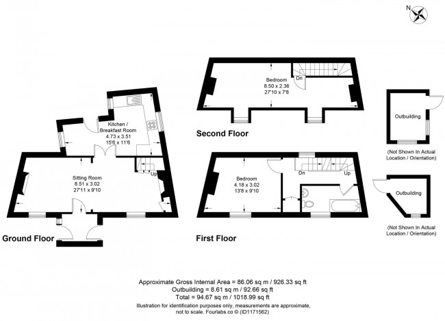 Floorplan for Malling Street, Lewes